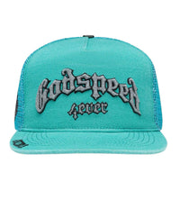 Godspeed Forever Trucker Hat Teal