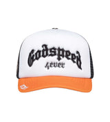 Godspeed Forever Trucker Black/Orange (Snapback)