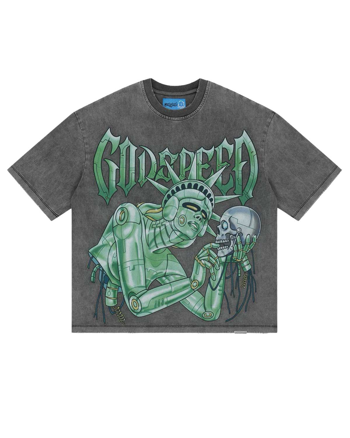 Godspeed Freedoms Protocol Tee Grey – Restock AR