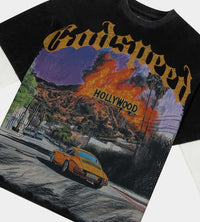 Godspeed Los Scandalous Layered Tee Washed Black