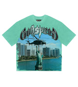 Godspeed Miami Liberty Lift Tee Teal *Miami Exclusive*