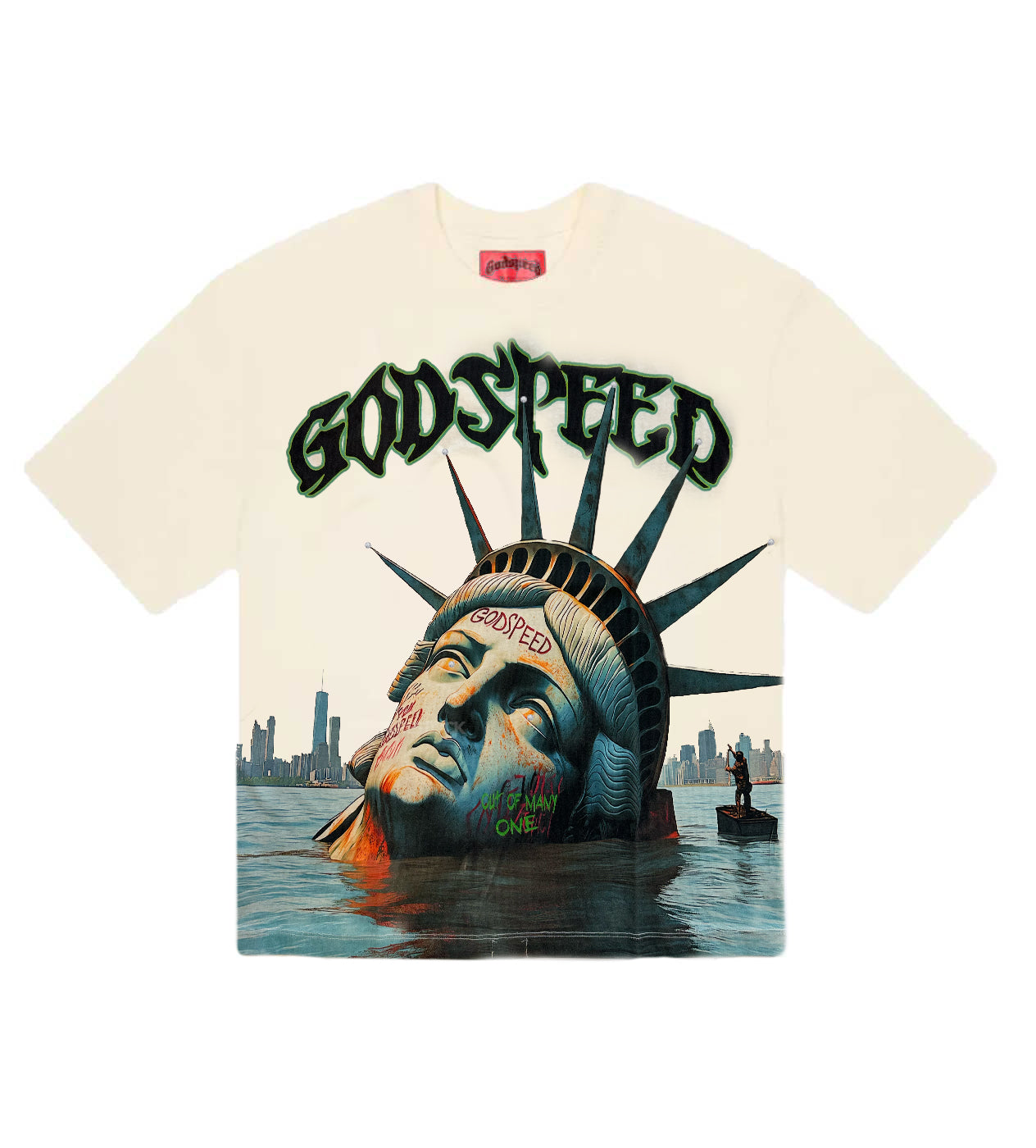 Godspeed Miami Sunken Liberty Tee Cream *Miami Exclusive