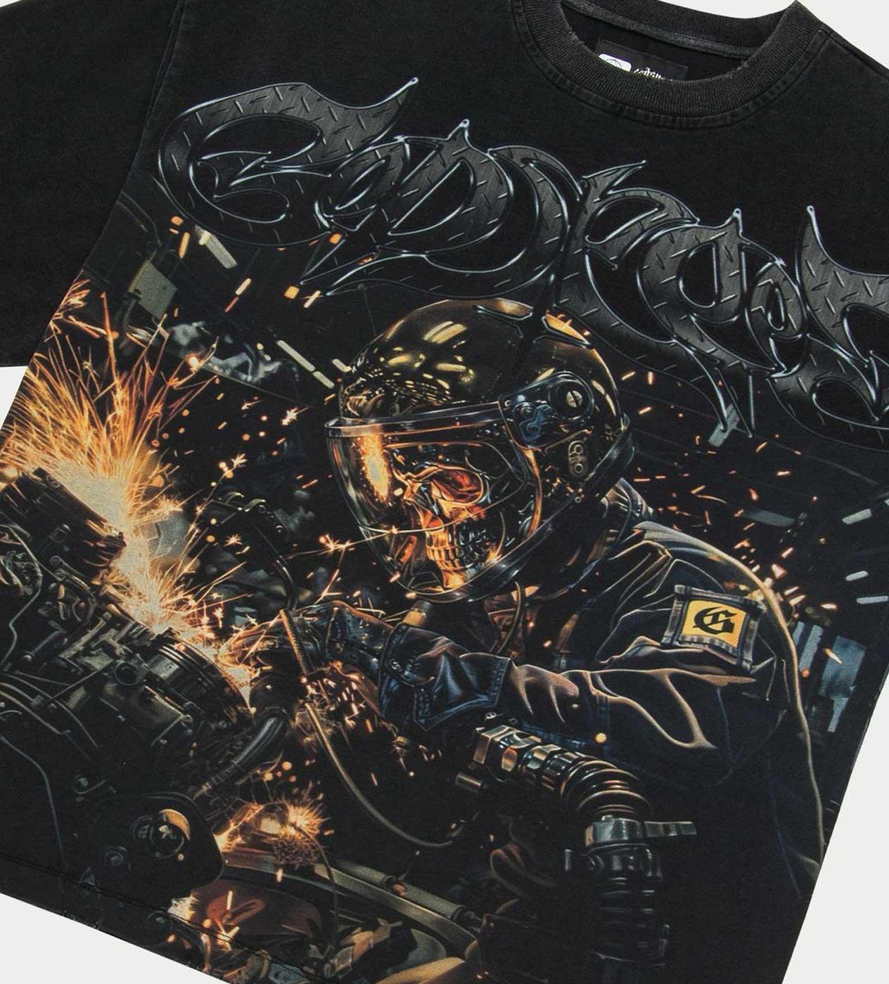 Godspeed Steel Sharpens Steel Tee Black