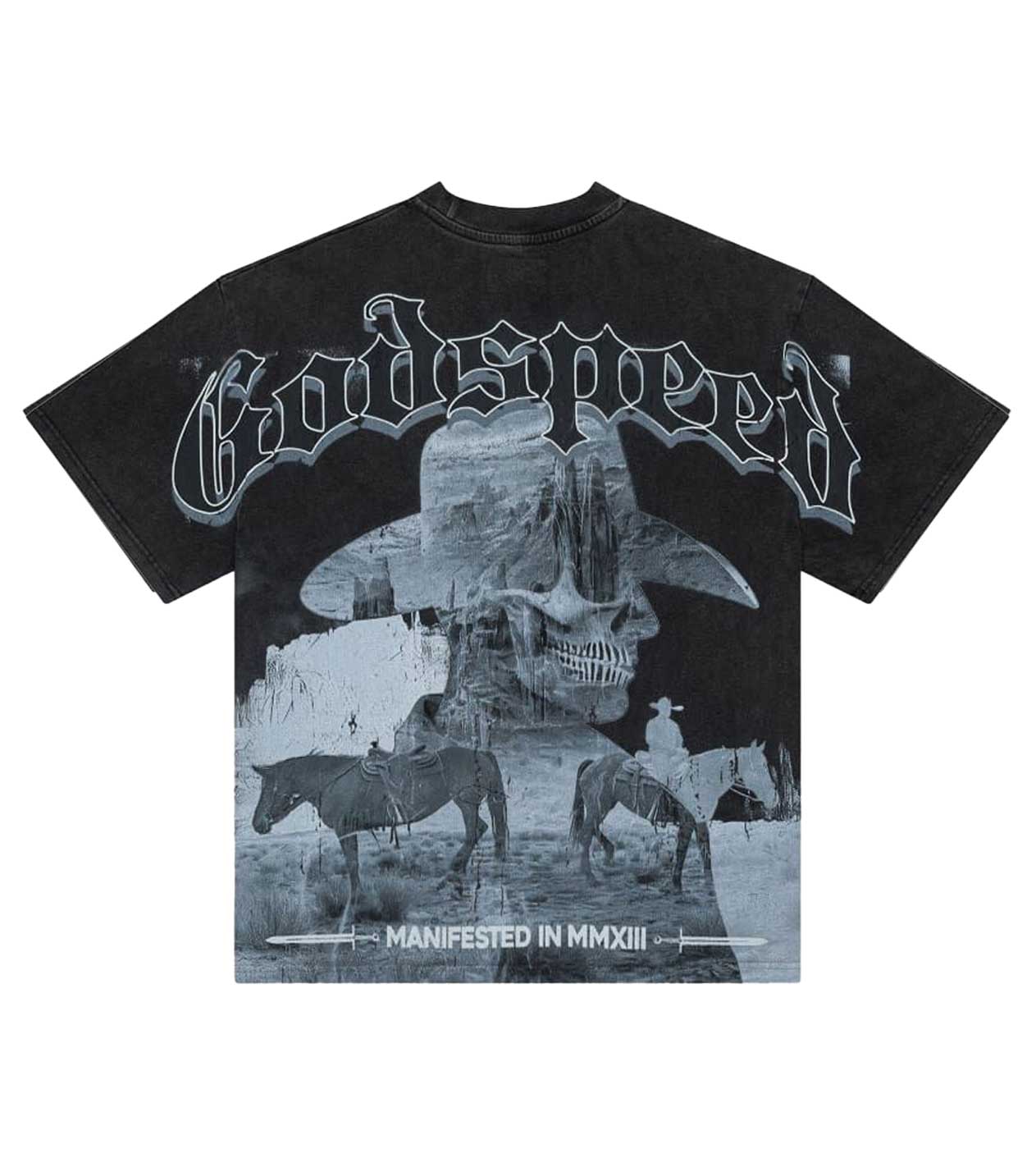 CRONOS HORSE SPIRIT S⁄S TEE [BLACK] - メルカリ