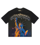 Godspeed Purple City Tee Black
