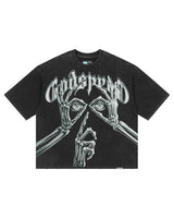 Godspeed Silencio Tee Black Wash