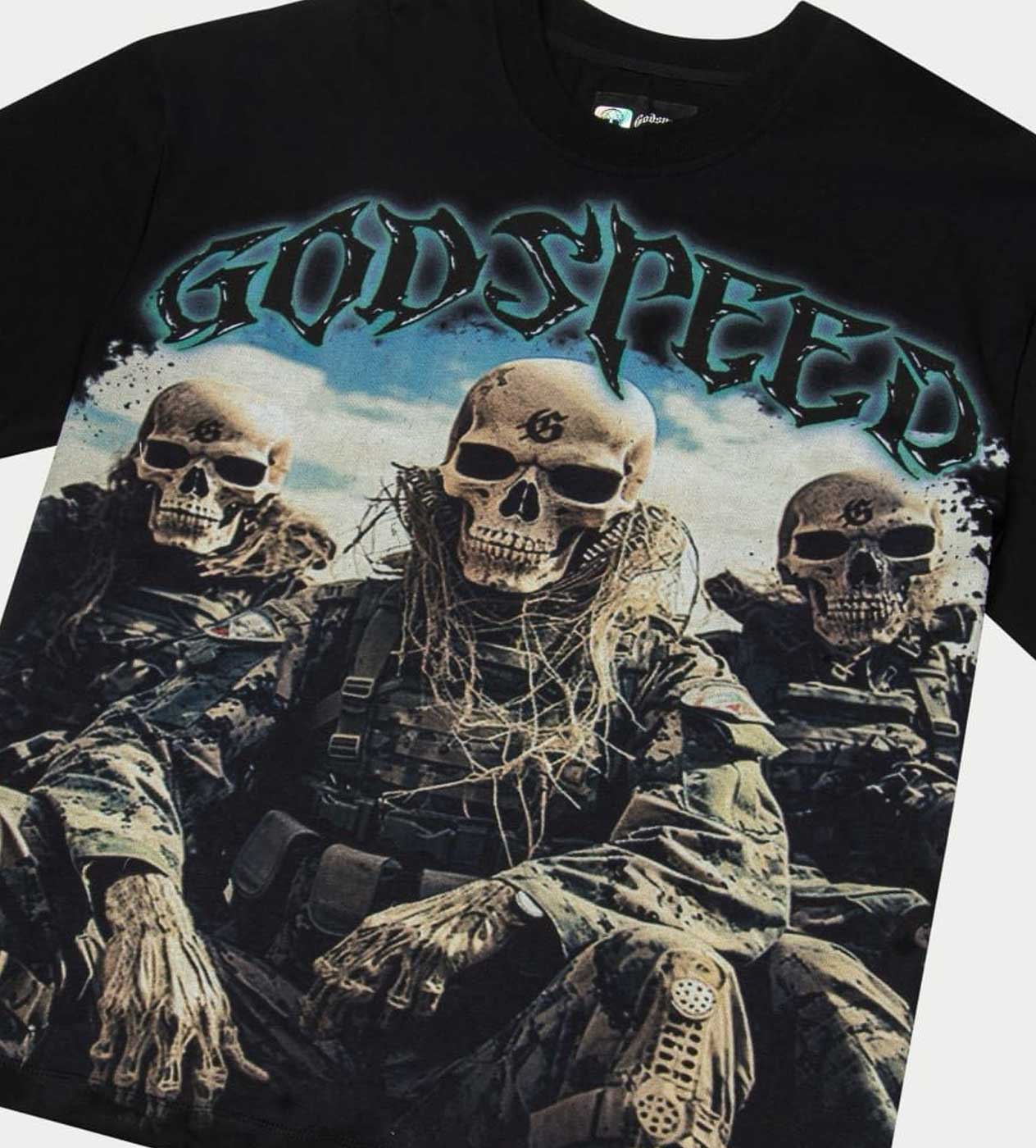 Godspeed Squadron Tee Black