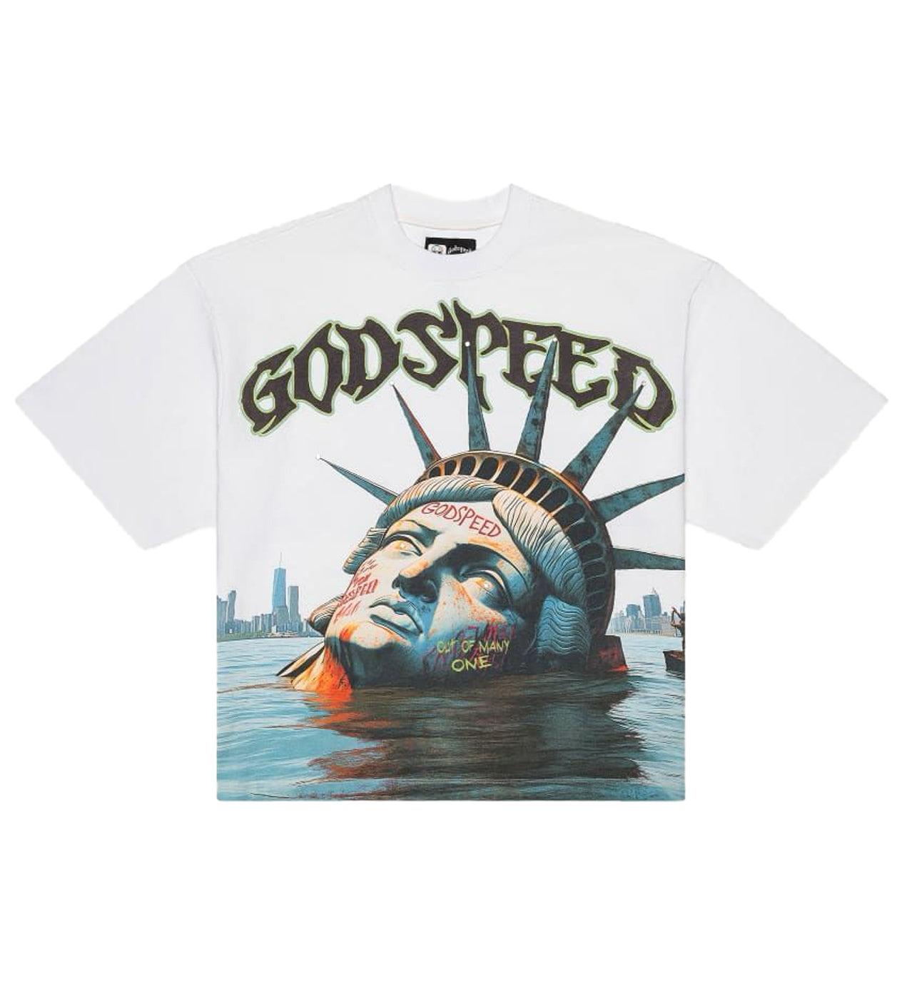 Godspeed Sunken Liberty Tee White