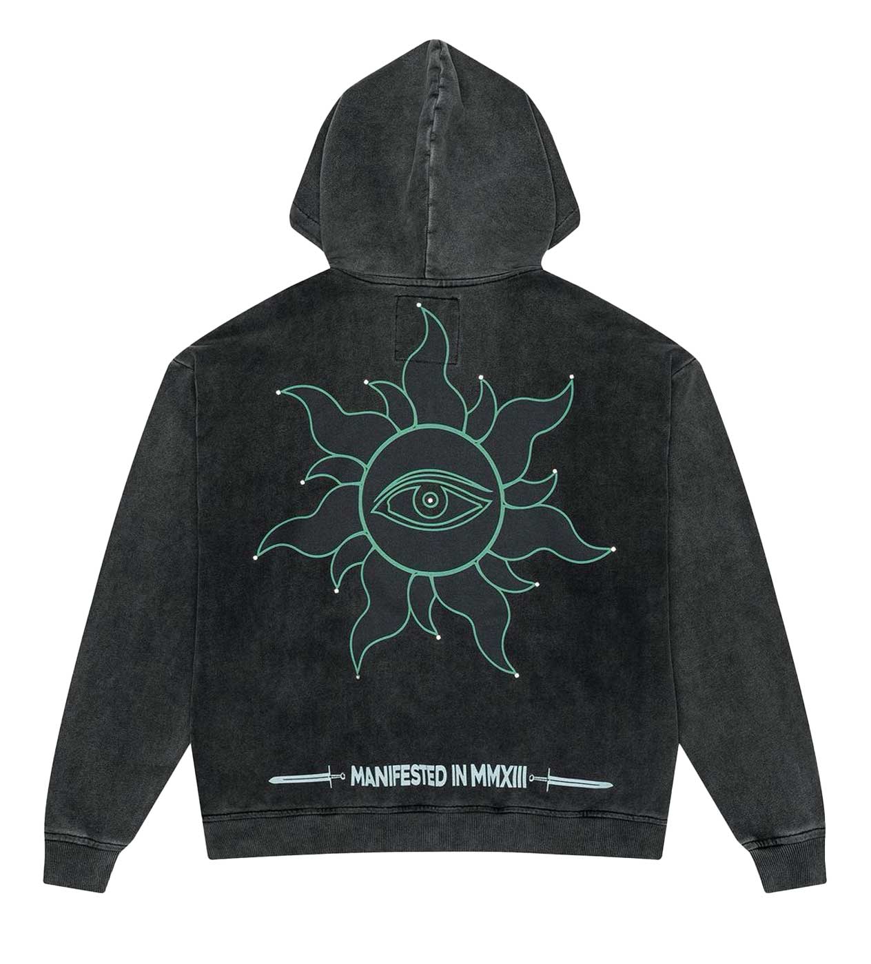 Godspeed Sunken Liberty Zip Up Hoodie Washed Grey