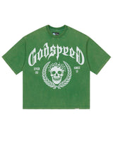 Godspeed Victor Crest Tee Green