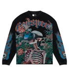 Godspeed Vision Flowers VVS L/S Tee Washed Black
