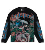 Godspeed Vision Flowers VVS L/S Tee Washed Black