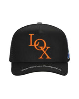 Godspeed x The Legacy Trucker Hat Black/Orange
