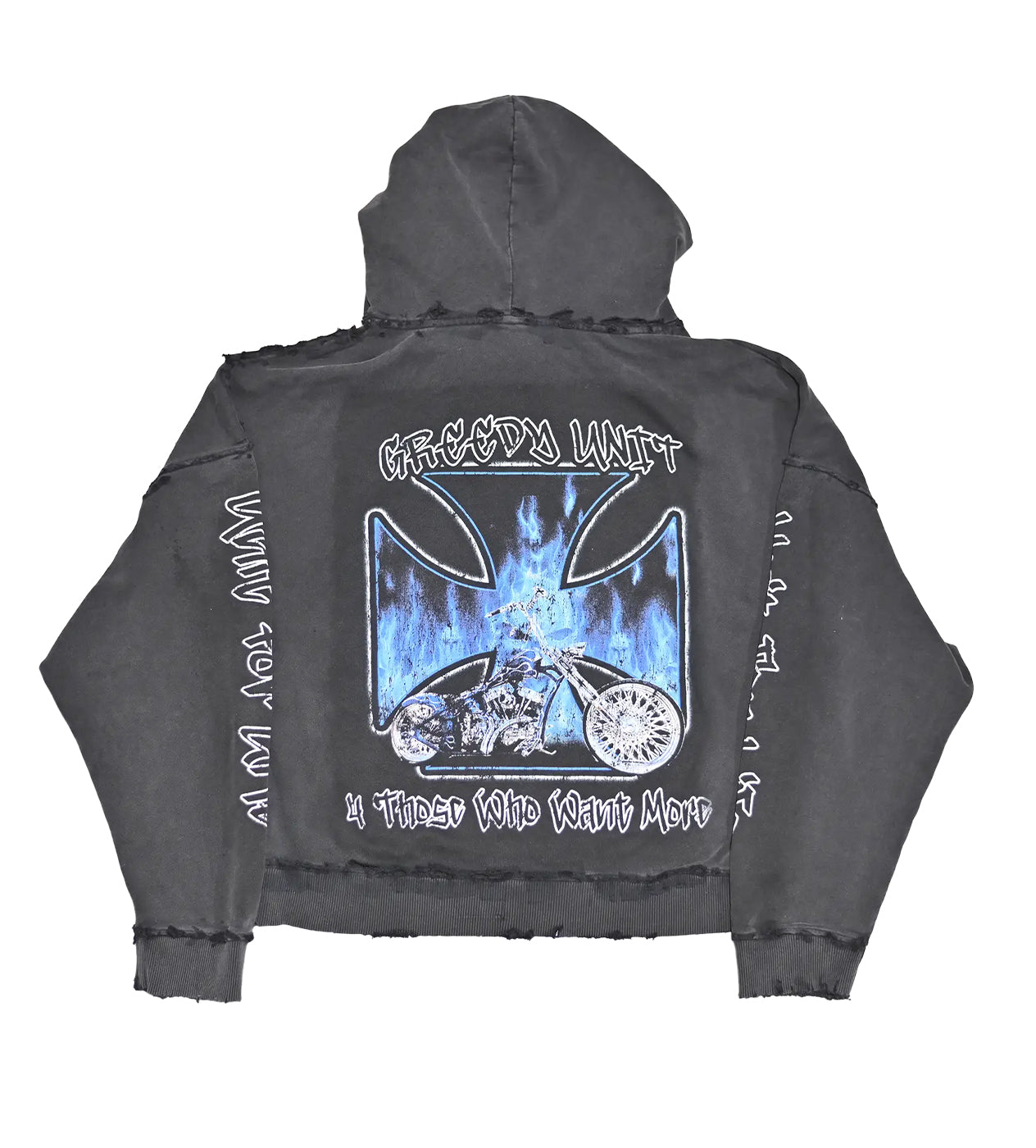 Greedy Unit Chopper Hoodie Black