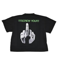 Greedy Unit Screw You Tee Black