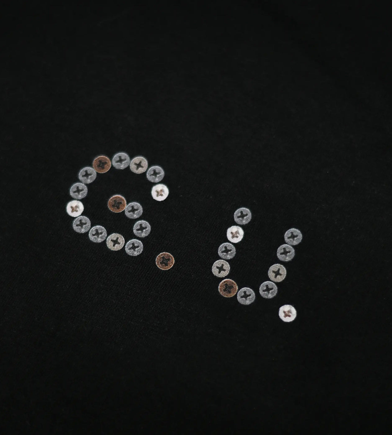 Greedy Unit Screw You Tee Black