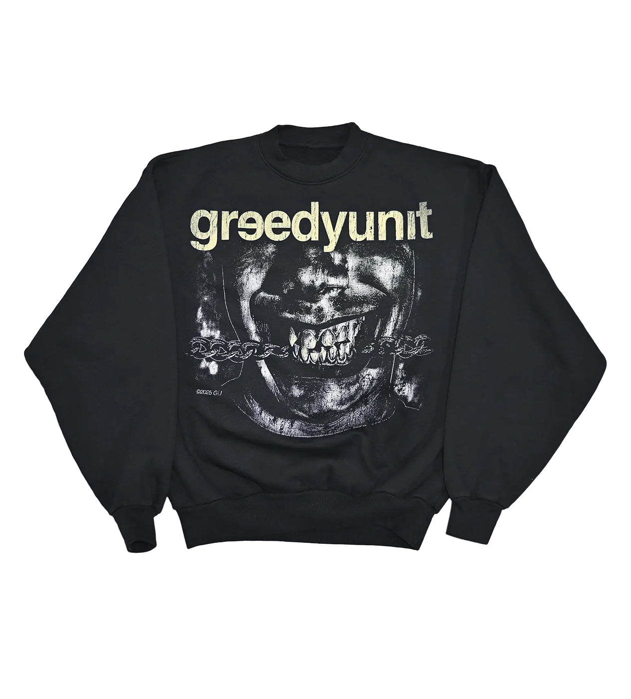Greedy Unit Tear You 2 Pieces Crewneck Black