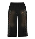 HMDD Crystal Sweatpants Washed Black