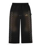 HMDD Crystal Sweatpants Washed Black