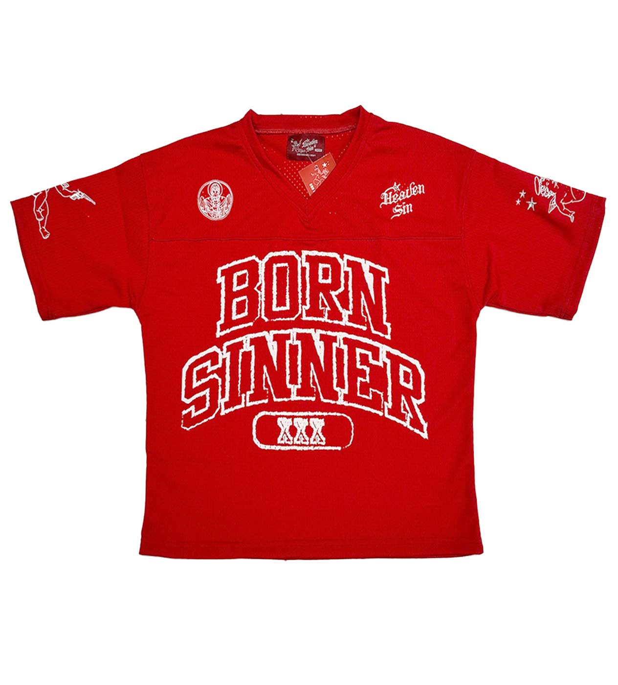 Heaven Sin Born Sinner FB Jersey Red – Restock AR