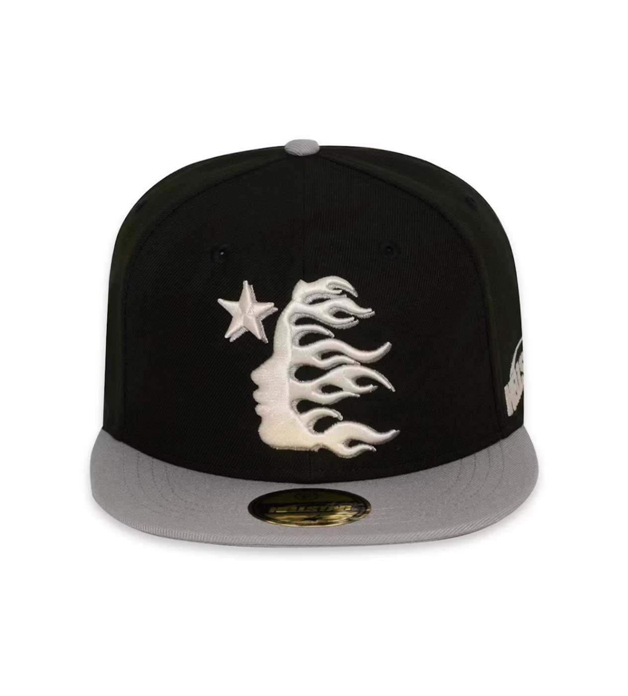 Hellstar Baseball Hat Fitted Black/Grey front view