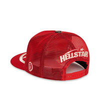 Hellstar Big Logo Trucker Hat Red (Snapback) back view