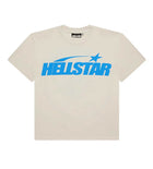 Hellstar Classic Logo Gel Tee Cream/Blue
