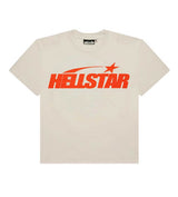 Hellstar Classic Logo Gel Tee Cream/Orange