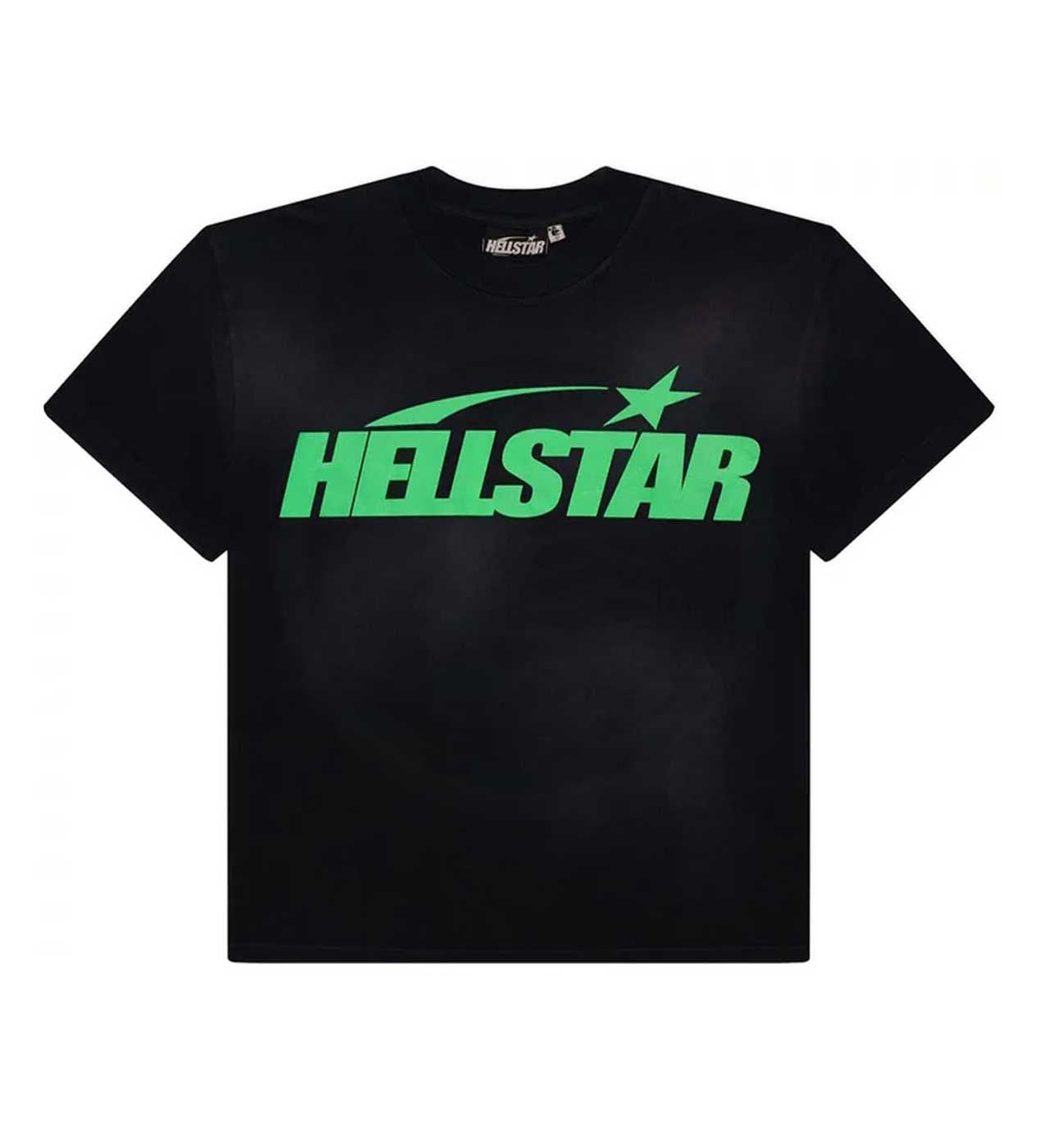 Hellstar Classic Regular Print Tee Black/Green – Restock AR