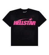 Hellstar Classic Regular Print Tee Black/Pink