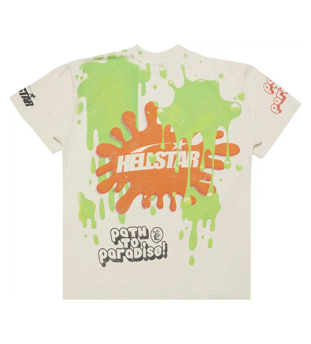 Hellstar Slime Tee Cream back view