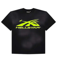 Hellstar Sport Logo Gel Tee Black/Green front