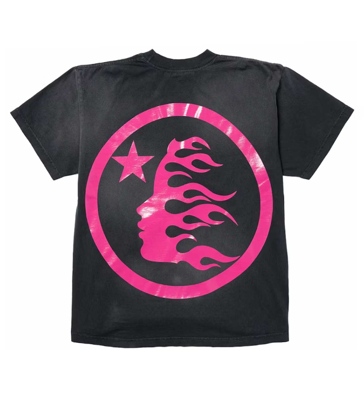 Hellstar Sport Logo Gel Tee Black/Pink back