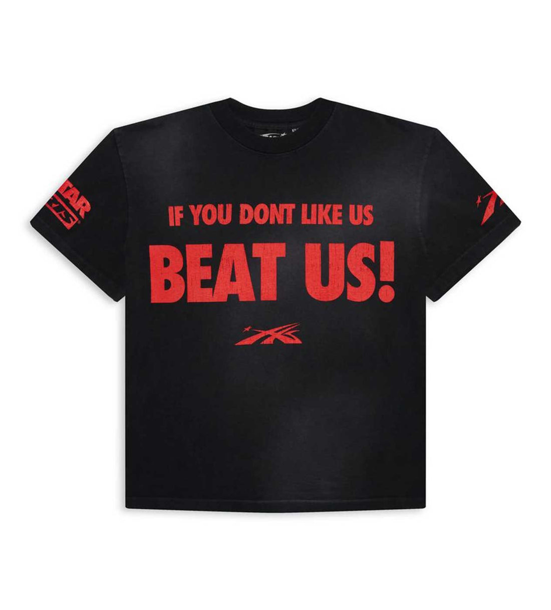 Hellstar Sports Beat Us! Tee (Black/Red) Front View