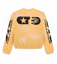 Hellstar Sports Crewneck Yellow back view