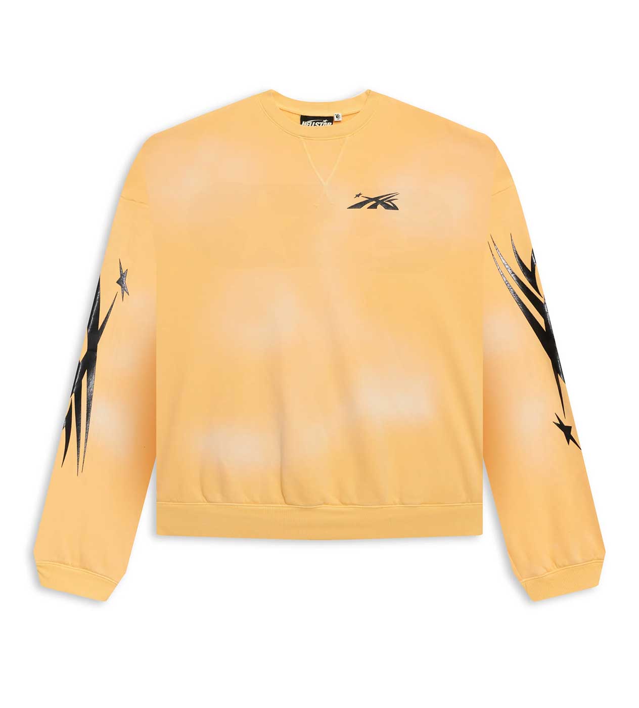Hellstar Sports Crewneck Yellow front view