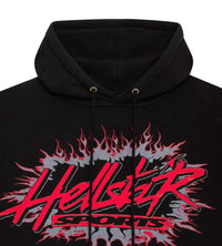 Hellstar Sports Future Flame Hoodie Black front close view