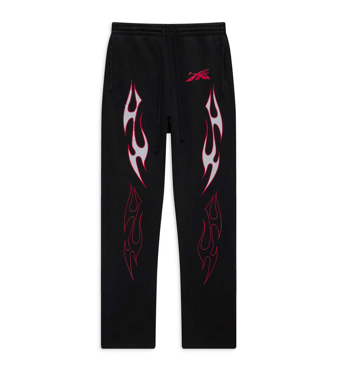 Hellstar Sports Future Flame Sweatpants Black front view