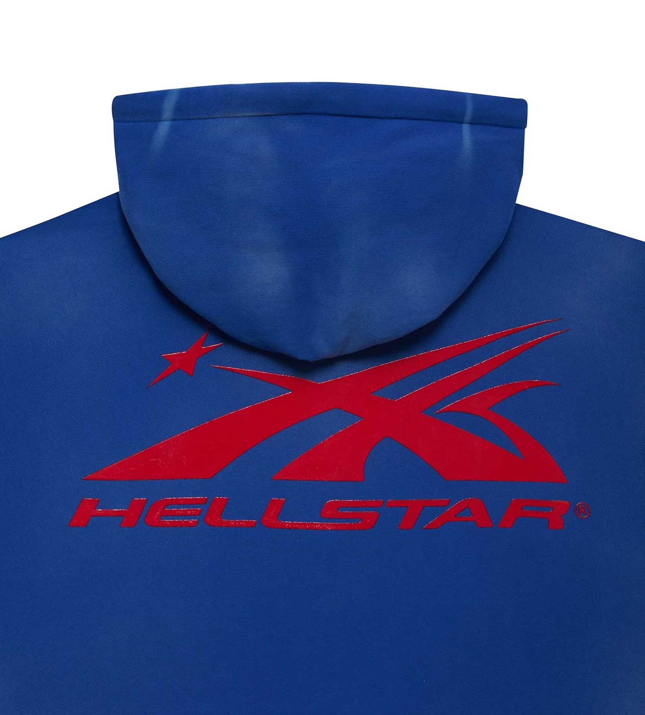 Hellstar Sports Gel Hoodie Blue Back Hoodie View