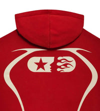 Hellstar Sports Hoodie Red close back