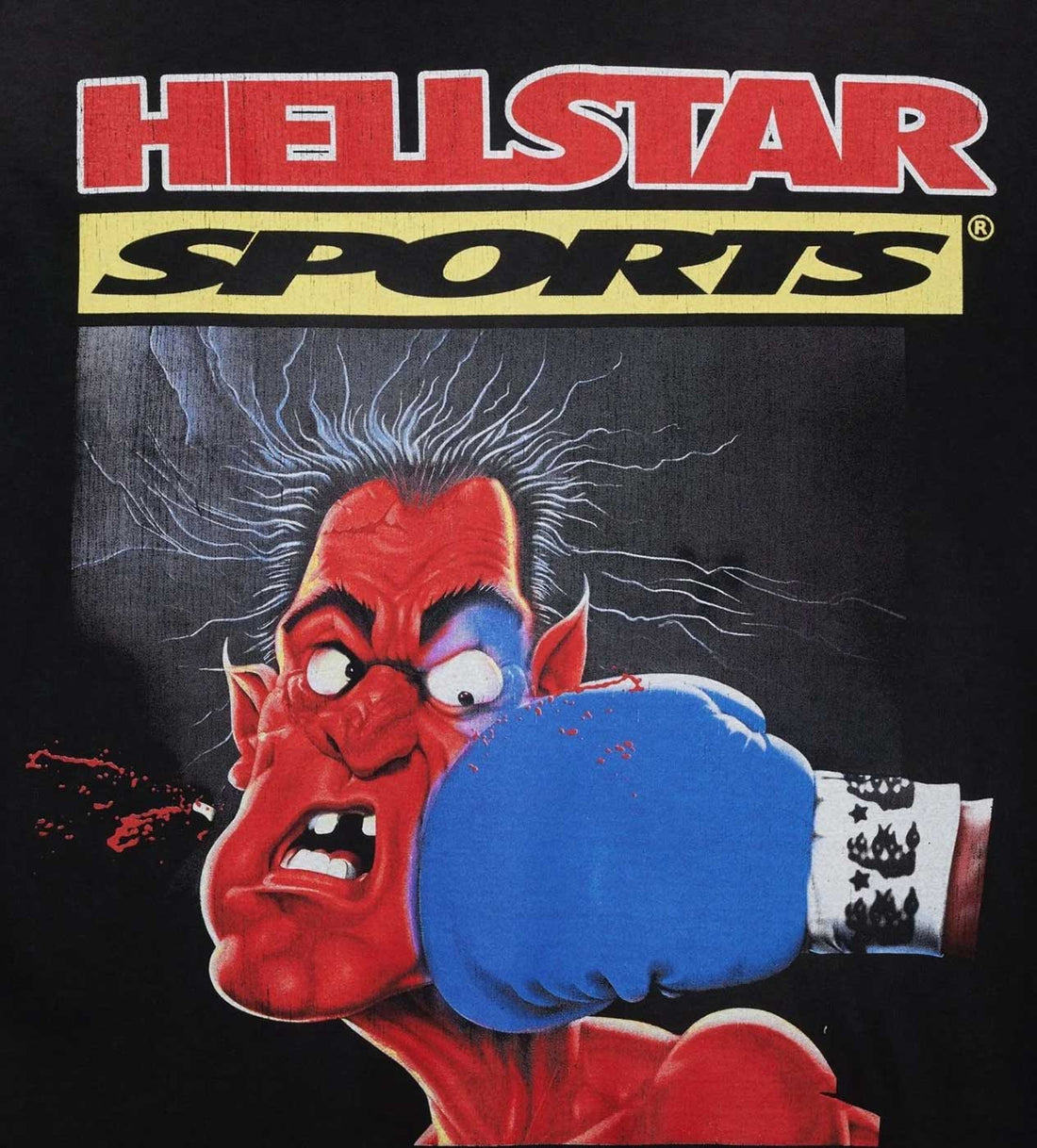 Hellstar Sports Knock-Out Tee Black Front Detailed