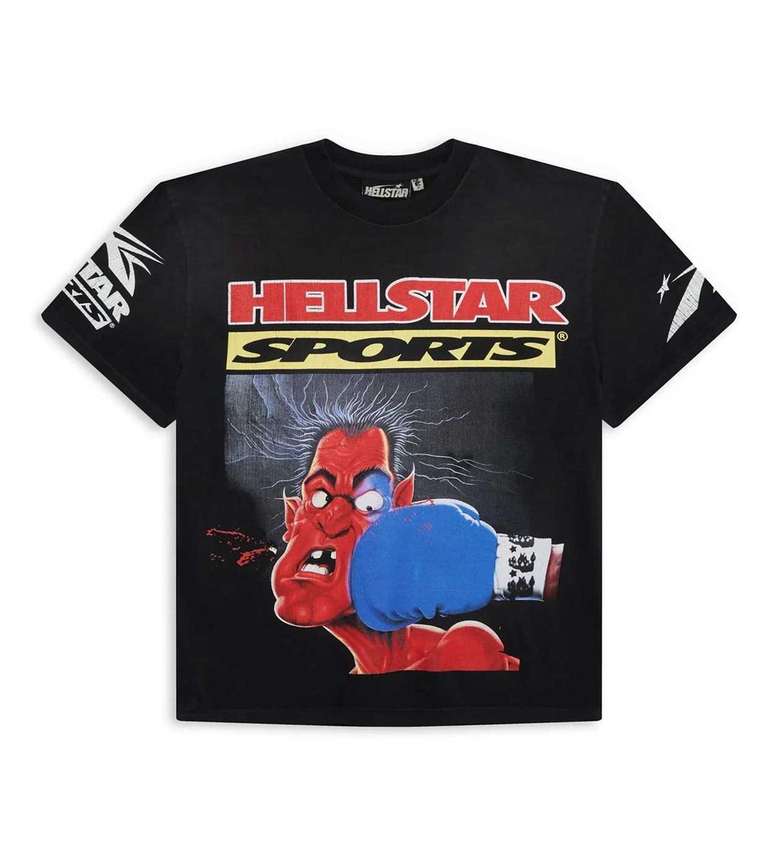 Hellstar Sports Knock-Out Tee Black Front View