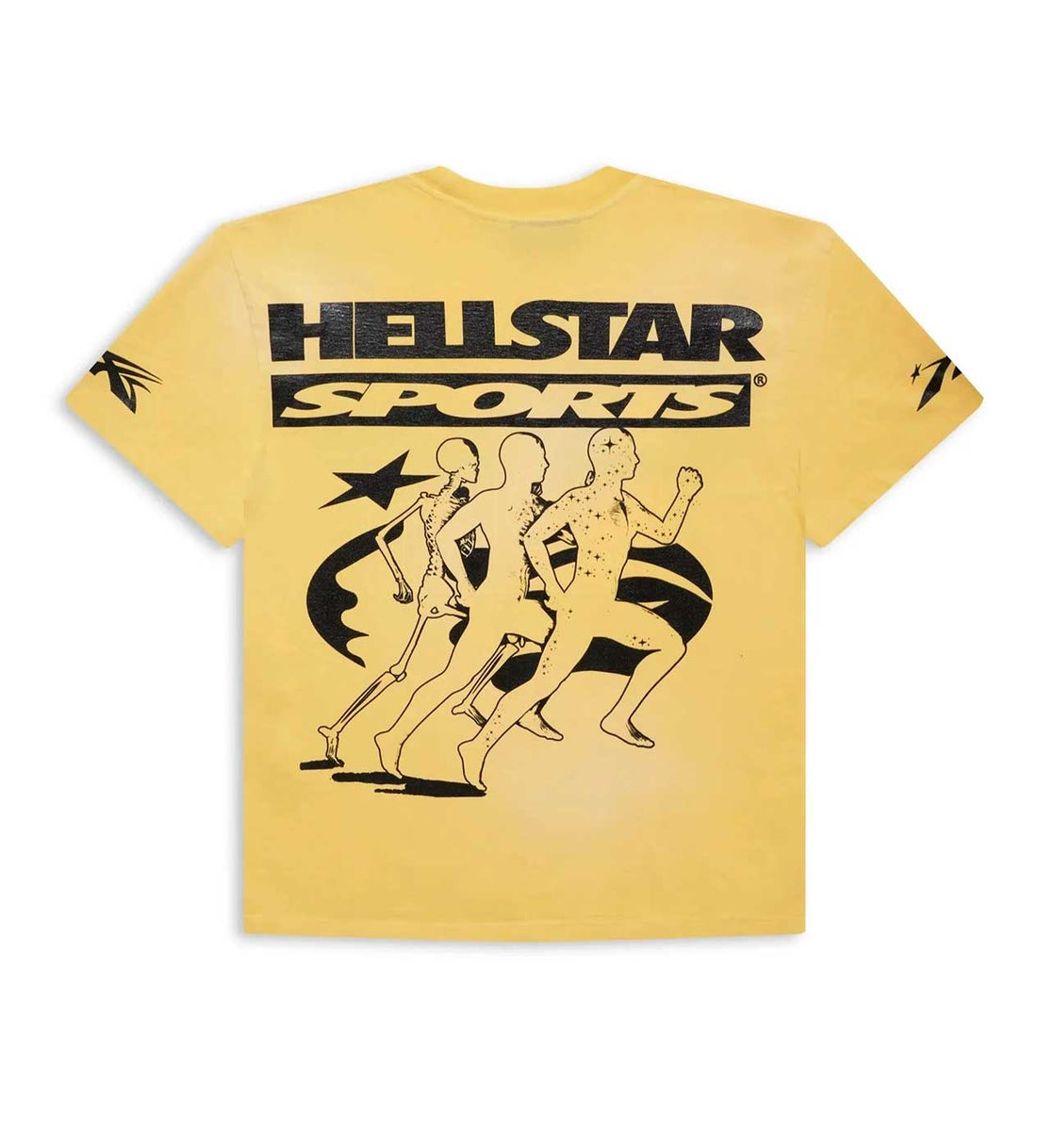 Hellstar Sports Marathon Tee Yellow Back View