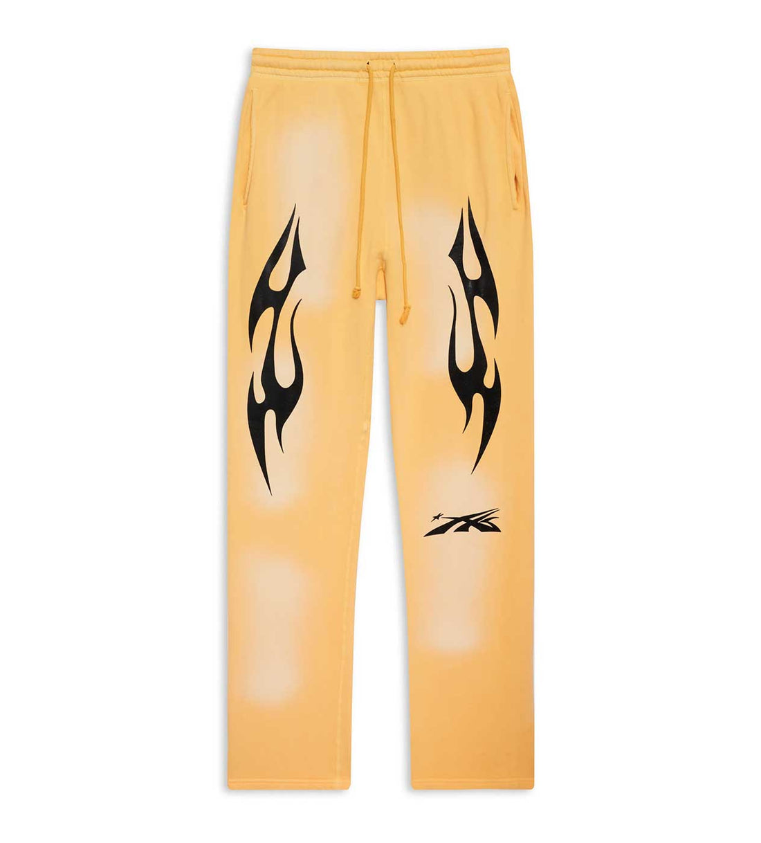Hellstar Sports Sweatpants Yellow Front View