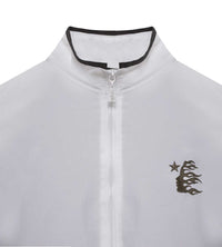Hellstar Sports Track Jacket White Close Up Neck