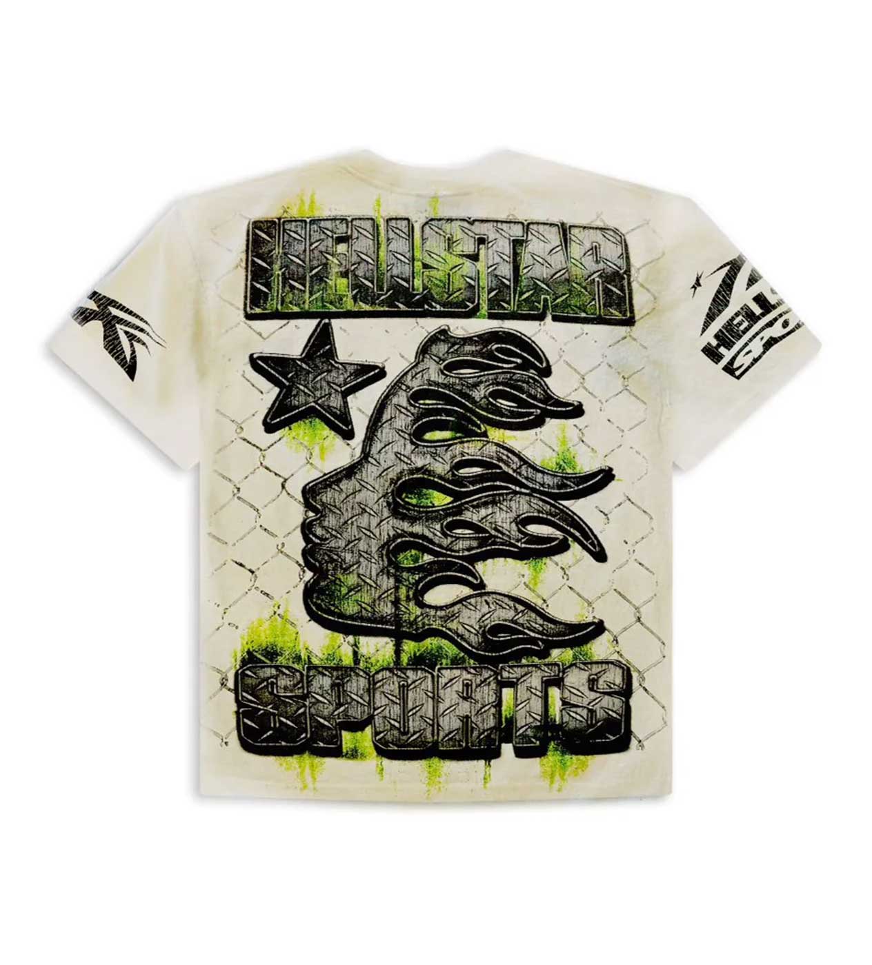 Hellstar War Ready Tee Cream Back View