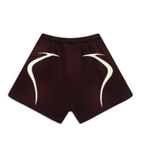 Hellstar Warm Up 7 on 7 Shorts Brown back view