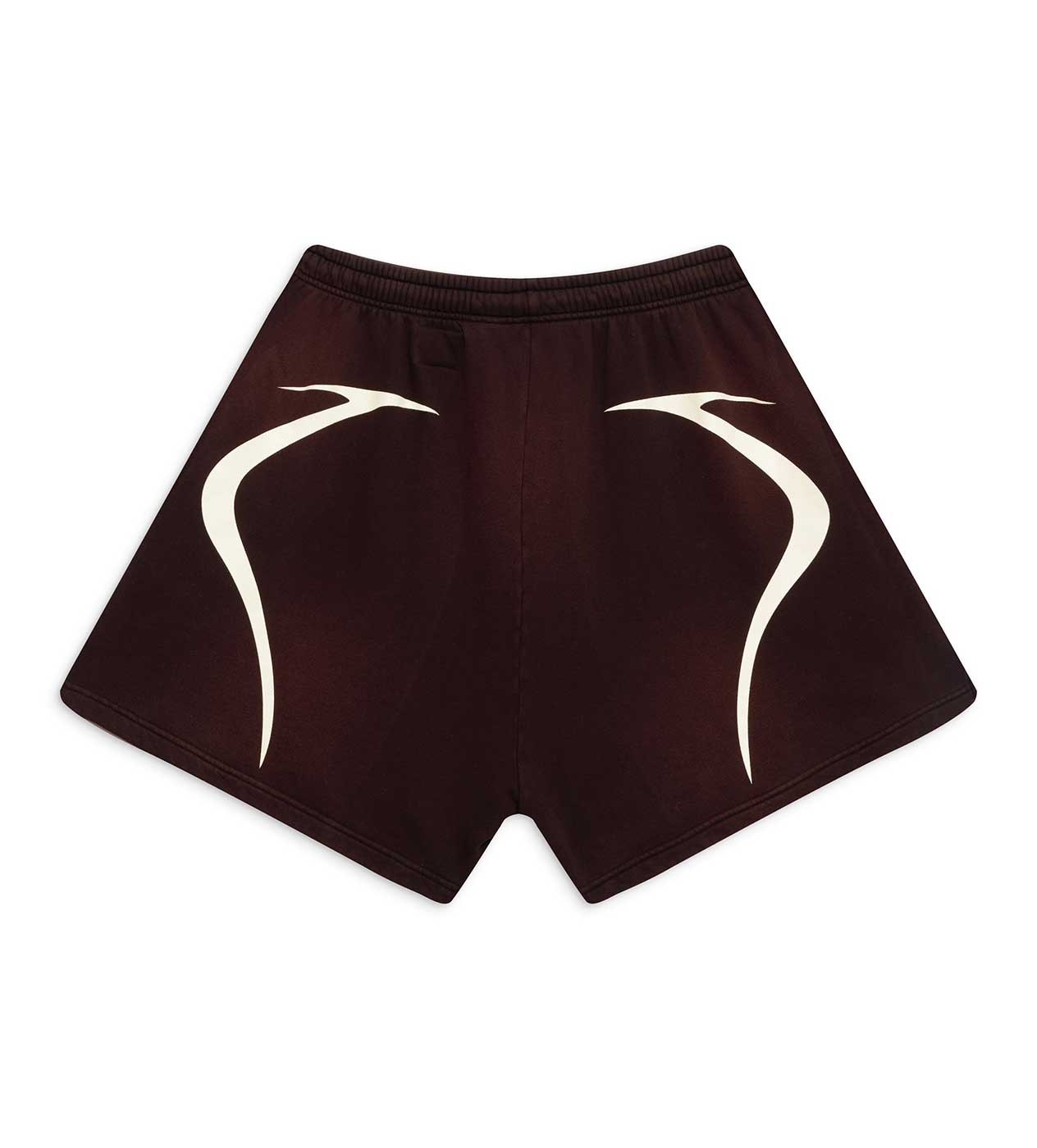 Hellstar Warm Up 7 on 7 Shorts Brown back view