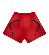Hellstar Warm Up 7 on 7 Shorts Red back view