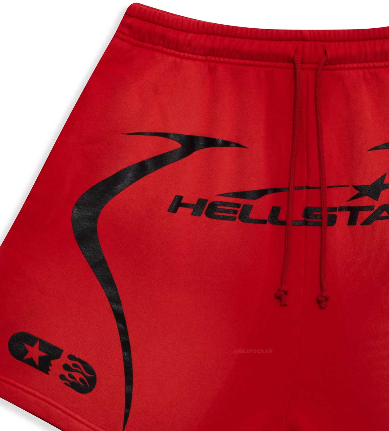 Hellstar Warm Up 7 on 7 Shorts Red front close